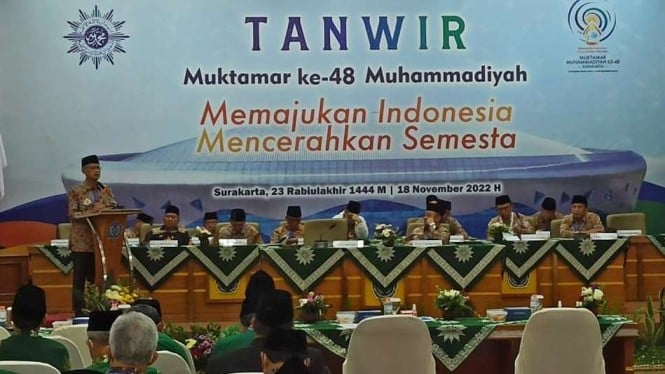 Peserta Tanwir Muhammadiyah melakukan pemilihan calon tetap PP Muhammadiyah.