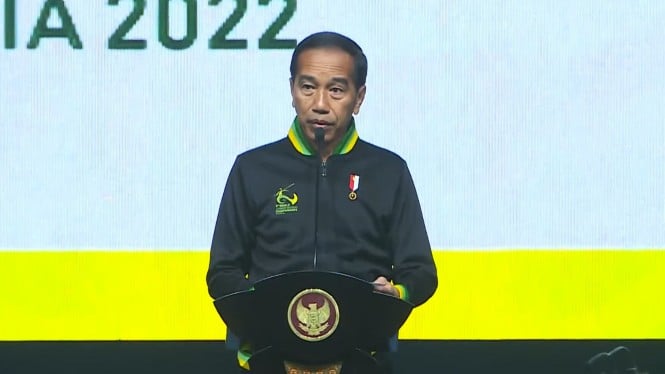 Presiden Jokowi membuka Kejuaraan Dunia Wushu Junior Ke-8 Tahun 2022