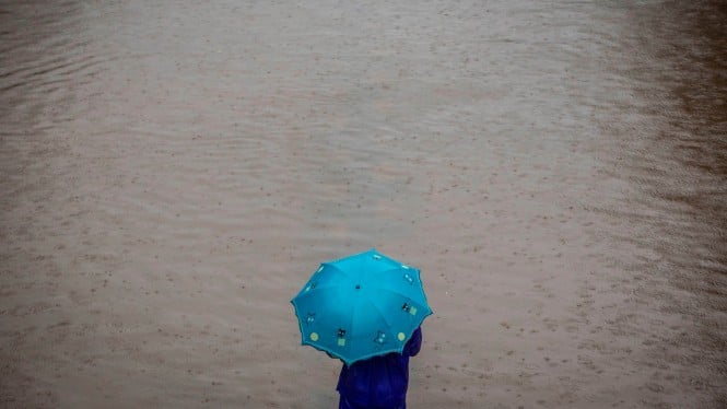 Hujan deras  (Foto ilustrasi)