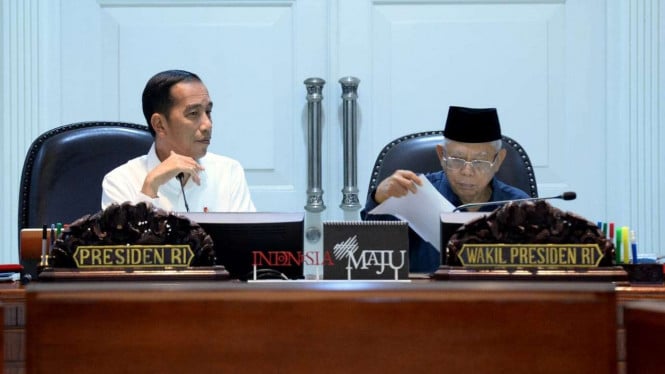 Presiden Joko Widodo dan Wakil Presiden Maruf Amin.