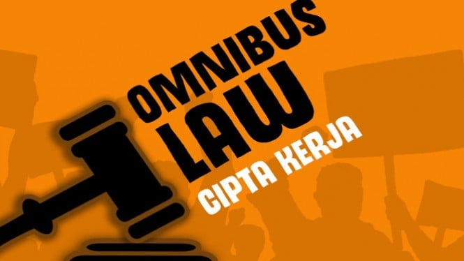 Ilustrasi omnibus law cipta kerja