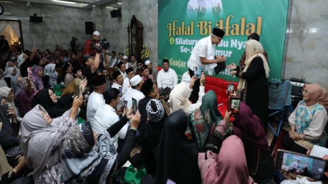 Gubernur Jateng Ganjar Pranowo bersilaturahmi ke Pondok Pesantren An Nuriyah