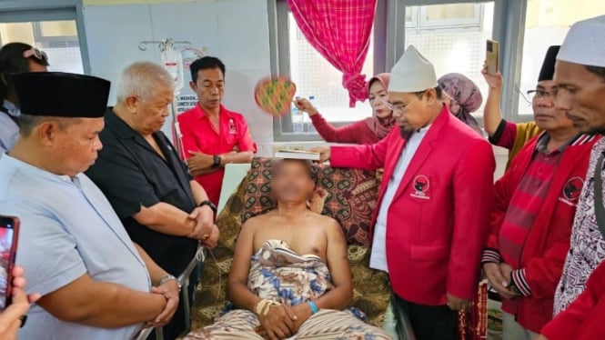 Kader PDIP Lombok sedang terbaring di rumah sakit bersumpah dengan Alquran